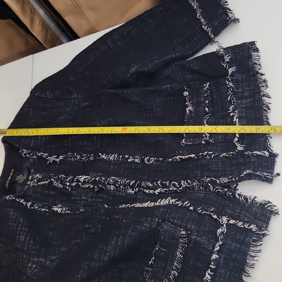 Lane Bryant Blazer Size 16 Denim Blue - Picture 10 of 12